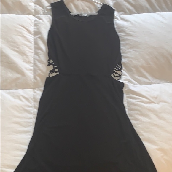black cutout dress - Picture 1 of 2